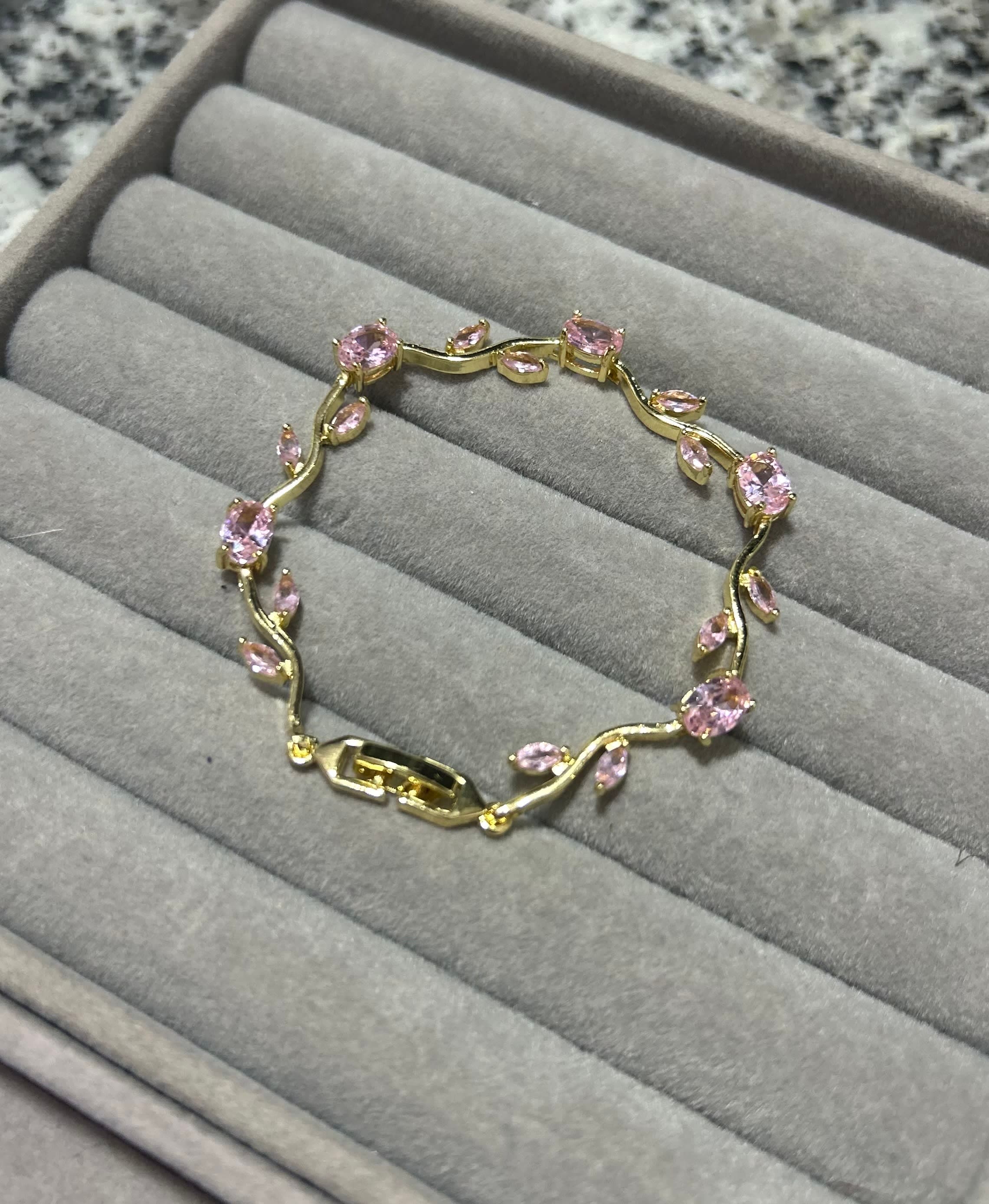 Pink Tulip Bracelet 